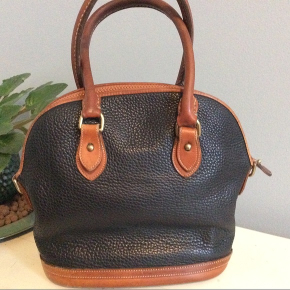 Dooney & Bourke Black Leather Satchel - Picture 2 of 8